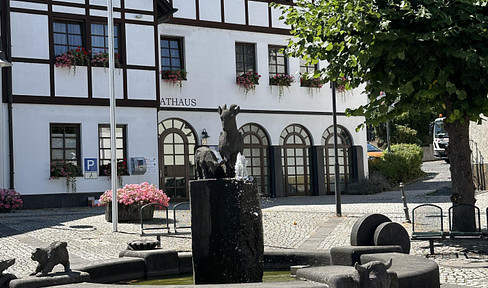 Einzigartiges Wohnen im Rathaus: Großzügige 4-Zimmer-Wohnung mit Garten & Stellplatz!