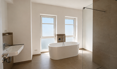 3 Zimmer Oberwohnung mit Balkon im Villen-Quartier