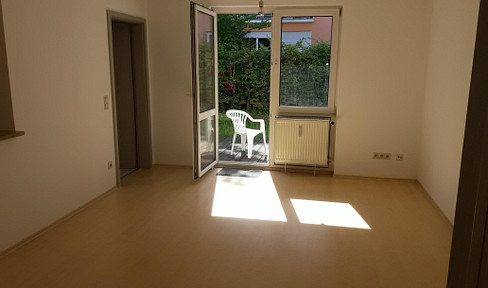 1,5 Zimmerwohnung, Terrasse mit eigenem Gartenanteil