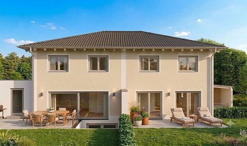 Neubau: Energieeffiziente Doppelhaushälfte zentral in Türkheim!