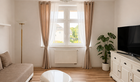 Zentrale 3-Raum Wohnung mit EBK und Balkon in Coswig