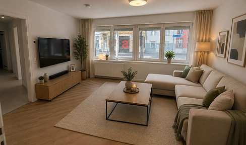 First occupancy after complete renovation – spacious 4-room apartment on the ground floor.