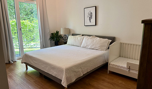 Familienwohnung mit eigenem Garten