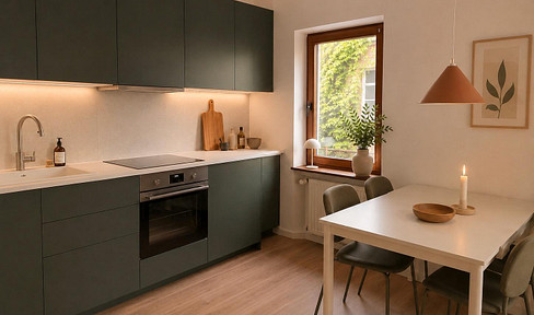 Helles, frisch saniertes 1-Zimmer-Apartment mit Balkon in Bessungen