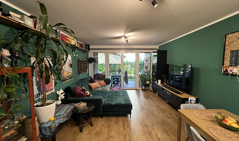 Moderne 3-Zimmer-Erdgeschosswohnung mit Terrasse und Garten