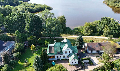 Haus am See und Baugrundstück am See in bester Wohnlage in 1.Seereihe,Seeblick,Villa am See,Kamin
