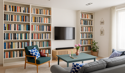 Bright and spacious 92m² 3-room apartment with 2 balconies, located in Ottensen/Othmarschen.