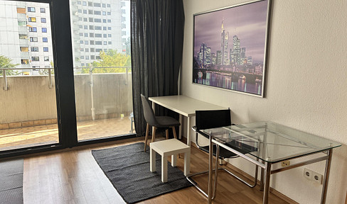 1-Zimmer Appartement in Frankfurt Sachsenhausen | Balkon | Möbliert | Leerstehend