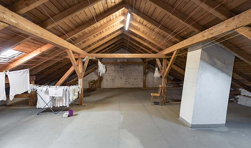 Rohdachboden mit Ausbaupotenzial