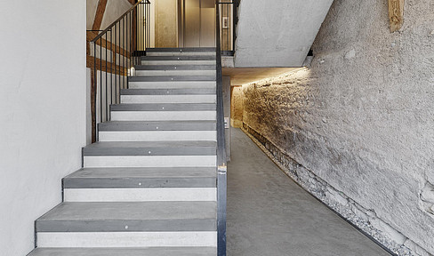 Completely renovated half-timbered apartment with elevator – Living near the historic city wall in Bräunlingen.