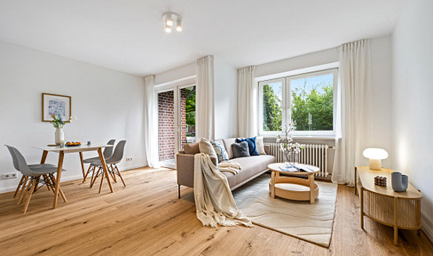 Gut geschnittene Zweiraum-Wohnung grenze Barmbek Nord