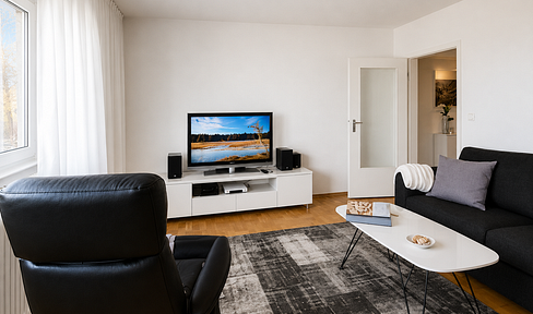 Fully furnished 2-room apartment available for rent immediately.
