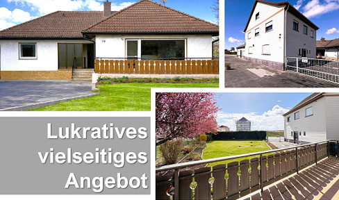 Two houses, many possibilities: A bungalow and a versatile second home on a large property.