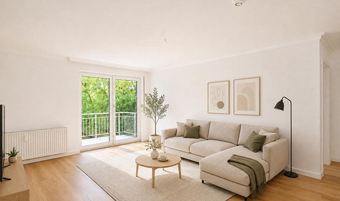 Available without agency fees: First occupancy after renovation | 2-room apartment, balcony, elevator, kitchen.