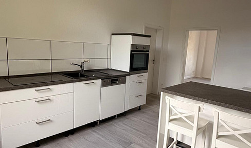 Kitchen, never occupied before, bright and modern 3-room apartment, 86 square meters.