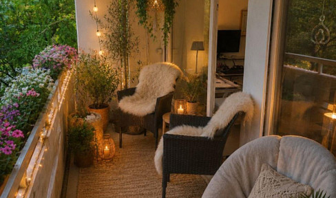 Provisionsfrei! 2-Zi Wohnung Wiesbaden Kurparkblick 2 Balkone TG