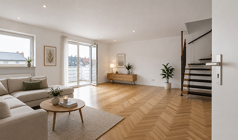 Modernisierte Maisonettewohnung mit Terrasse und Stellplatz