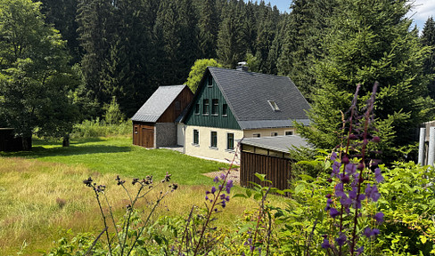 Historisches Forsthaus am Kamm im Erzgebirge