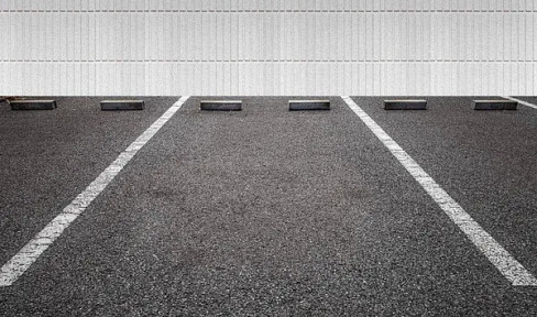 Parking space in Lübeck, Schützenstraße.