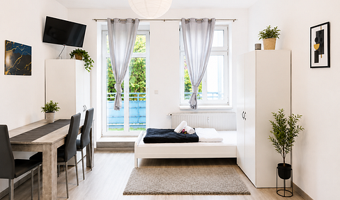 Vollmöblierte Wohnung mit Balkon / Glasfaser Internet - Uninah / Stadtnah / Nahe Autobahn