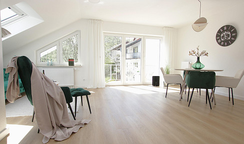 Klimatisierte 3-Zimmer-Wohnung mit 2 Balkonen – frisch saniert, sofort bezugsfrei, provisionsfrei
