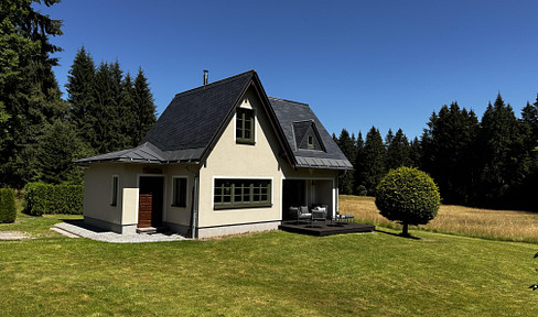 Haus auf 900 m ü NN am Auersberg im Erzgebirge