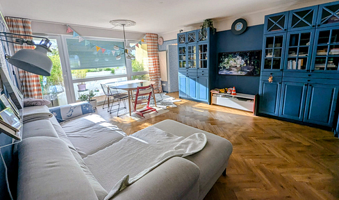 **Provisionsfrei: Komplett renovierte 4-Zi. Wohnung mit Balkon bei München (Haar)**