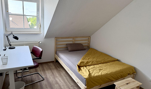 Bright, modern shared rooms in a new shared apartment located in a villa in Flamersheim, ideal for commuters and students.