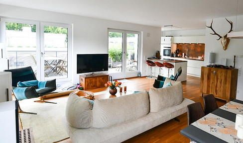 Repräsentatives und lichtdurchflutetes Penthouse in der Menterschwaige