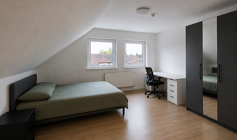 Furnished room in a shared apartment (16 m²) with a rooftop terrace in Troisdorf.