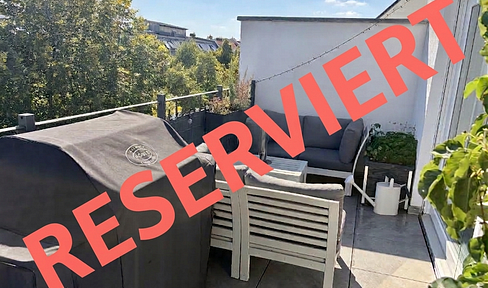 Reserviert! Provisionsfreies modernes Penthouse mit großer sonniger Dachterrasse & Stellplatz