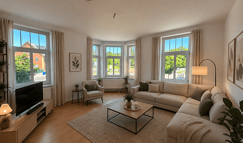 Bright 3-room apartment in Hohenstein-Ernstthal.