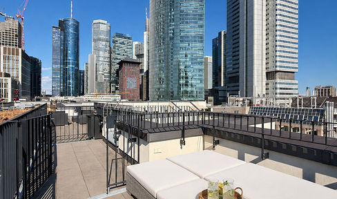 Luxus-Penthouse mit Skyline Blick