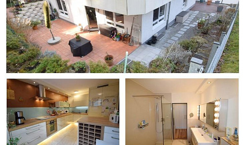 Provisionsfrei:  134m² ETW mit umlaufender Terrasse und Garage