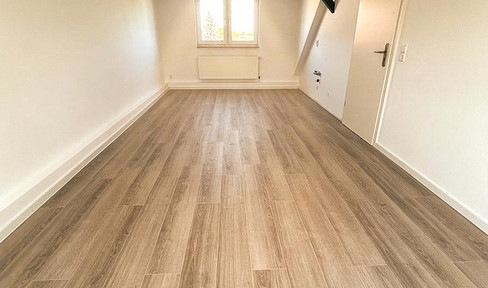 Frisch sanierte 2-Zimmer-Dachgeschosswohnung mit Klimaanlage | Garten optional