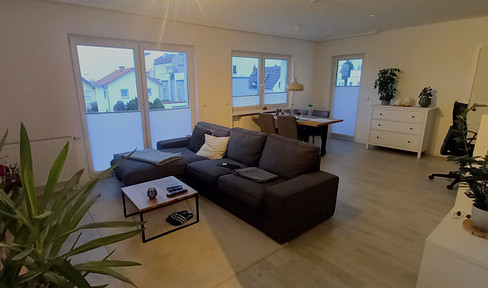 Modern 2-room apartment with balcony.