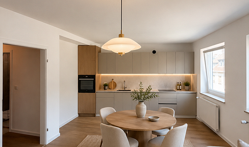 First occupancy after renovation - luxurious 3-room apartment in the heart of Brühl.