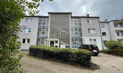 Furnished one-room apartment with fitted kitchen in Düsseldorf-Holthausen – Direct bus to HHU (Heinrich Heine University).