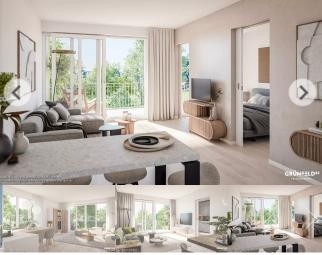 2 Zi-Wohnung Erstbezug fußläufig 8 min zu U-und S-Bahn