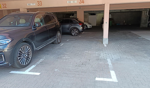 Parking space for cars available for rent.