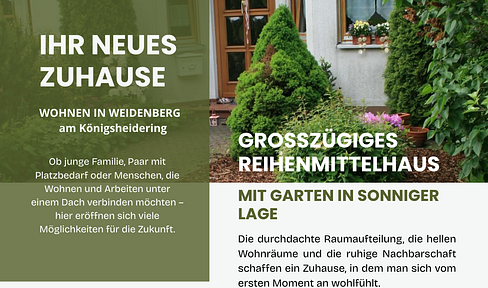 Großzügiges Reihenmittelhaus in ruhiger Wohnlage