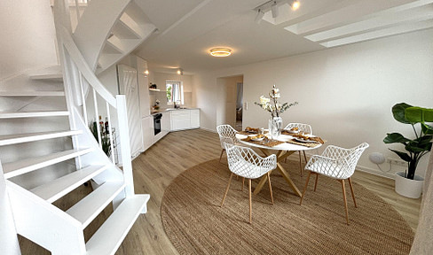 Vollmöblierte 2,5-Zimmer-Maisonette mit Tageslichtbad & Kellerraum - Neubau 2024 in Köln Mülheim!