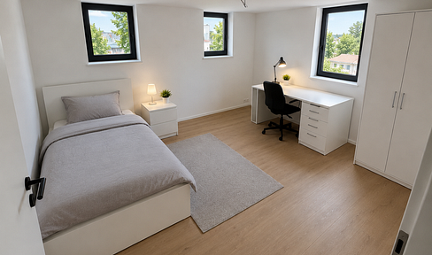 Modern student accommodation in Ingolstadt-Mailing | Furnished | Wi-Fi | All-inclusive |