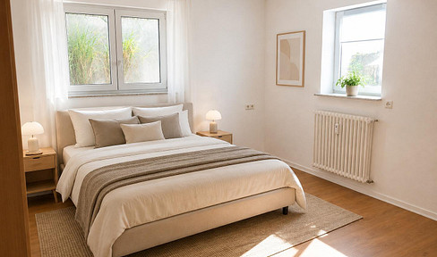 Renovierte 3,5-Zimmer Maisonette-Wohnung mit eigenem Garten!