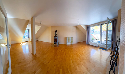 Ruhige Dachgeschosswohnung über den Dächern von Harburg