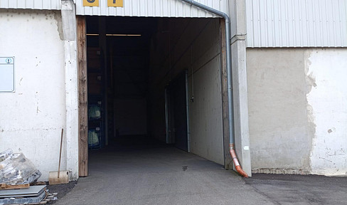 Warehouse building with 7120 square meters of storage space, located in the Hunderdorf industrial park, Halls 4-8.