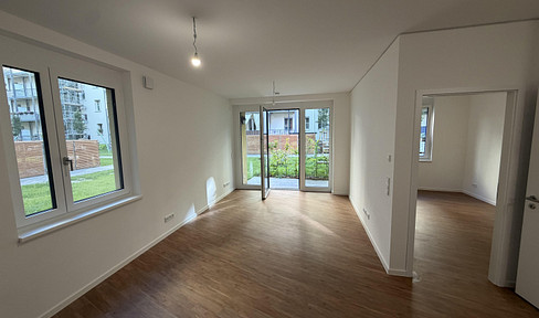 Erstbezug 2-Zimmer-Neubauwohnung | Terrasse, Einbauküche, Keller