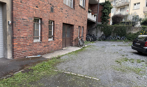 Motorcycle parking space at Barbarossa Square.