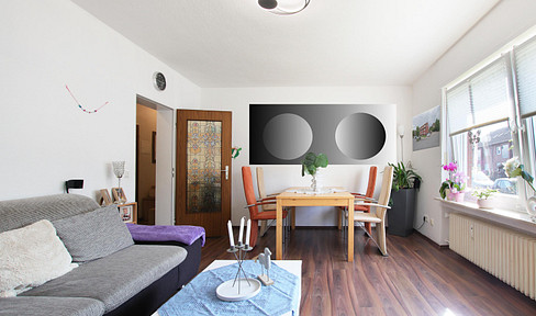 Attractive 3-room apartment with a private garden.