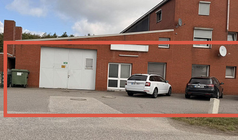 Vielfältige Nutzung! Befahrbare Halle mit Nebenräumen/Büro/WC direkt am Herrentunnel!